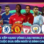 Bang Xep Hang Vong Loai World Cup